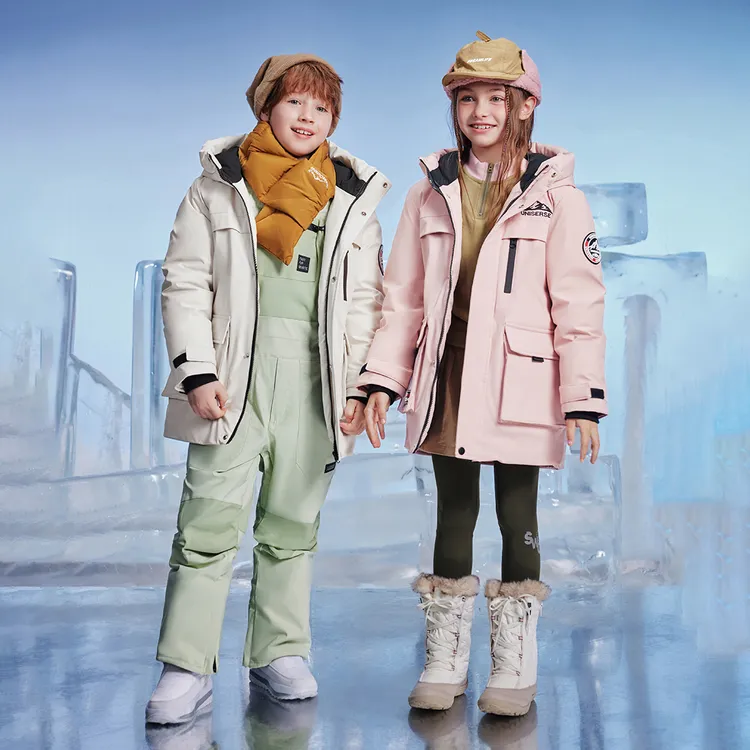 雪中飞童装工装儿童羽绒服防风连帽儿童保暖冬季-X212414995F-lh