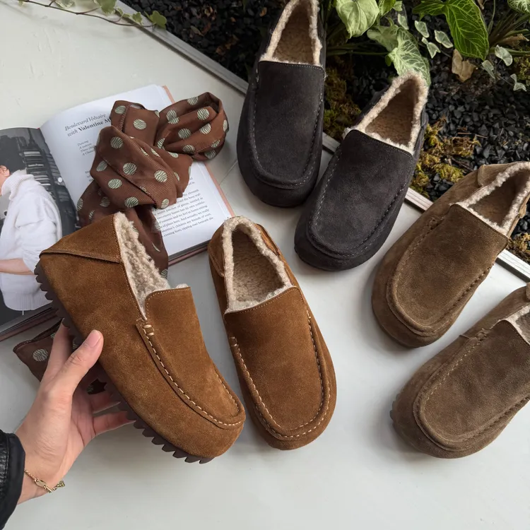 小发喵「奢柔绒面暖冬豆豆鞋｜慵懒步履尽释高级腔调」777