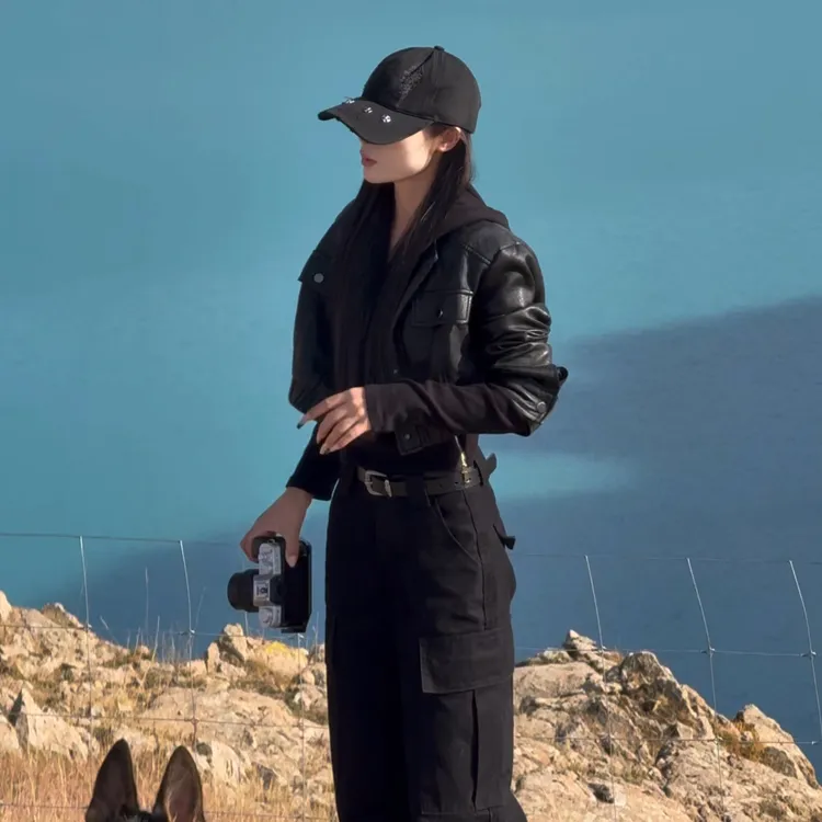 高级感皮衣短外套女2025新款短款时尚气质PU皮洋气穿搭上衣