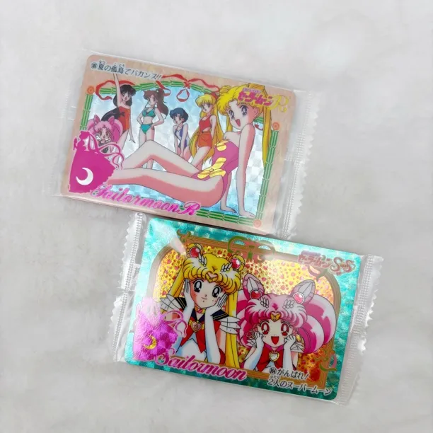 美少女战士正版中古卡食玩卡日版收藏卡带透明原包不含食品(代拆)