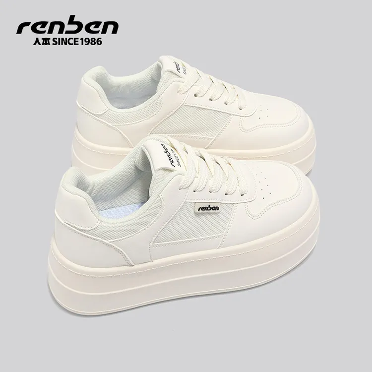 人本官方旗舰店2025新款软底软面潮运动鞋跑步散步夏季甜妹风ol