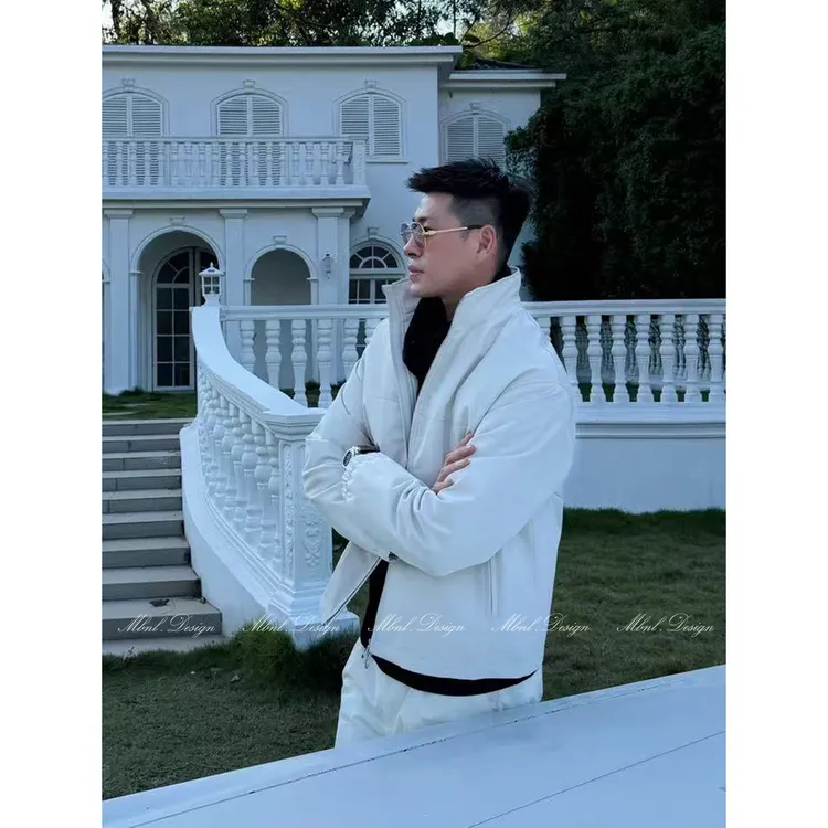 MBNL-F「L.P Keit」秦磊男装90白鹅绒飞行员立领羽绒服LL-WYR7019