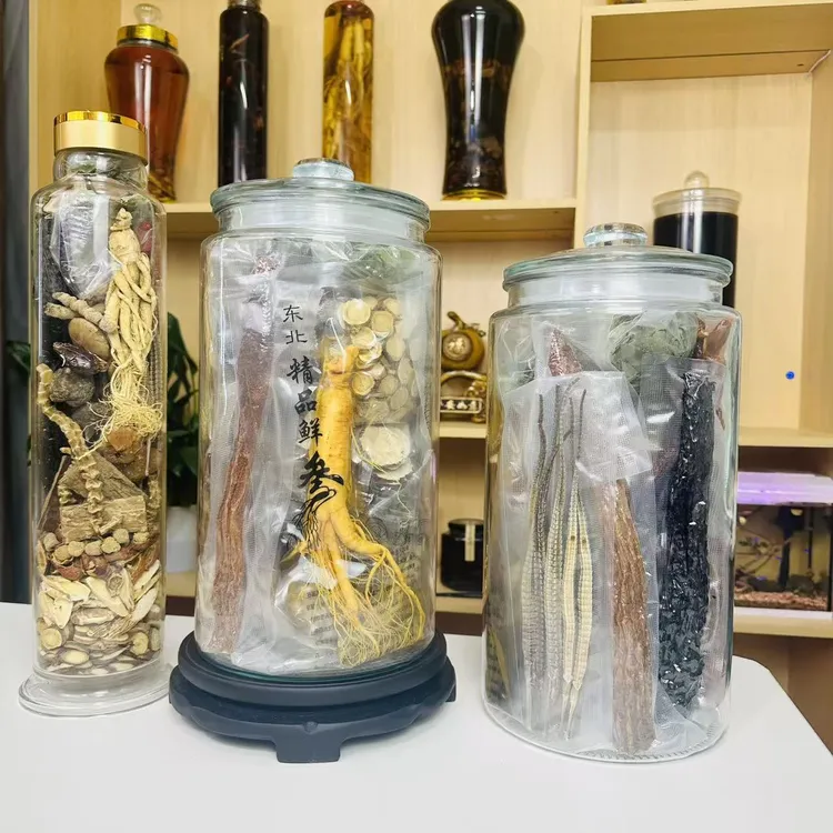 15斤装  人参  等26种材料组合  送15斤玻璃瓶子