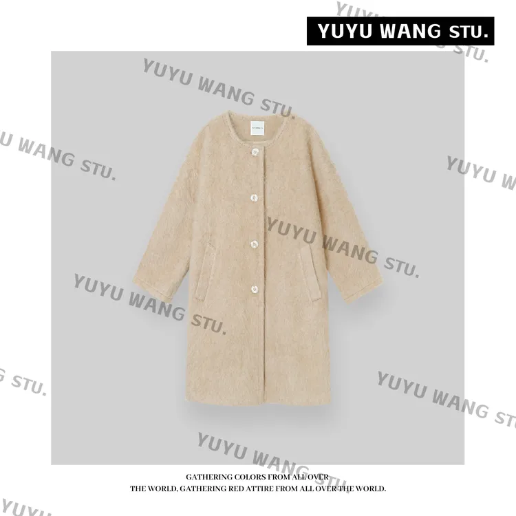YUYU WANG【盐霜】中长款外套RB2SDRZ2201