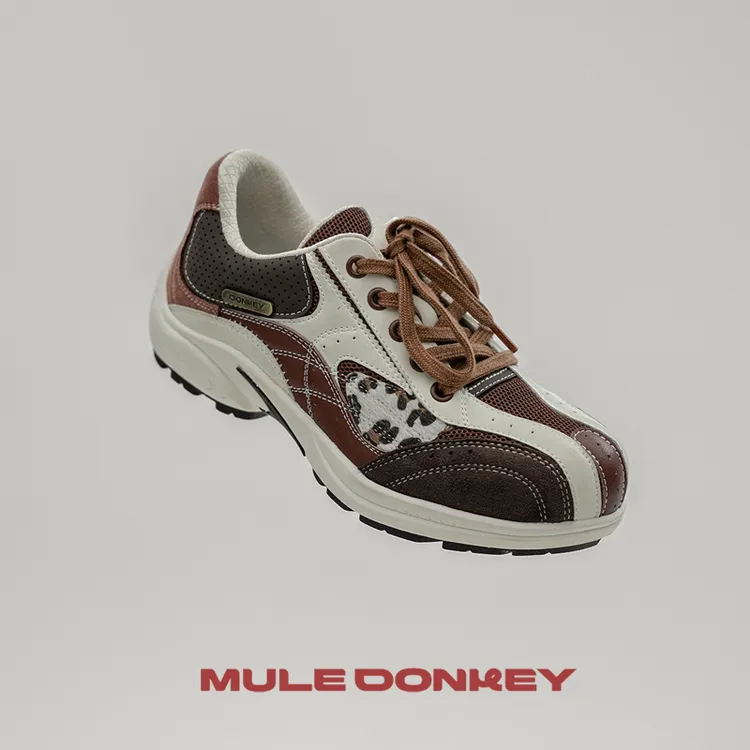 多嘴驴Donkey保龄球鞋系列【麋鹿棕】低帮百搭平底训练鞋休闲运动鞋