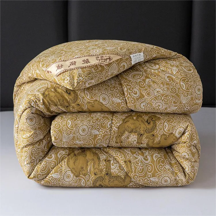 特价驼毛被子学生宿舍被芯加厚保暖冬被驼绒被冬天棉被双人被褥子