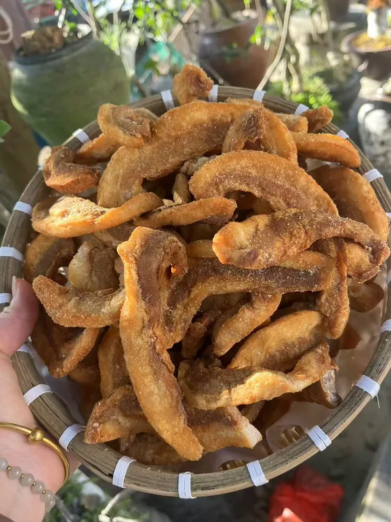 闽南特产古早味双层猪肉粕脂渣零食