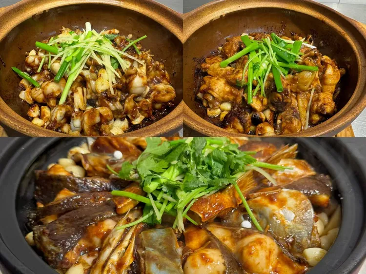 砂锅煲仔酱系列3道菜品教程