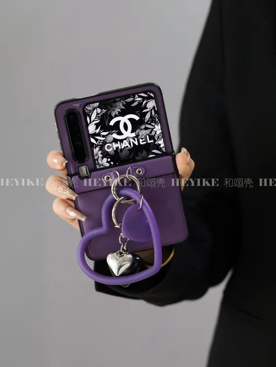 高级感暗夜紫适用华为purax手机壳pocket2折叠包中轴mixflip2可背