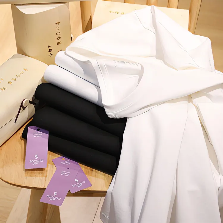 杜邦索罗娜木盒包装 情侣款纯色短袖T恤SS2208