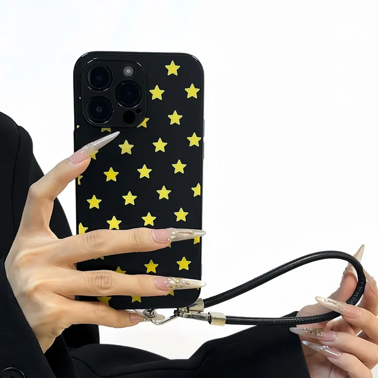 ins黄星星适用苹果16PROMAX手机壳P80简约14保护壳P70小众高级15P