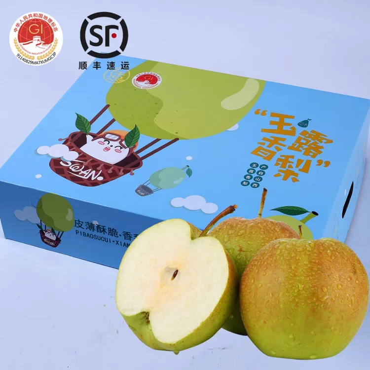 【地理标志产品】顺丰包邮正宗山西玉露香梨新鲜水果梨新鲜梨子礼盒