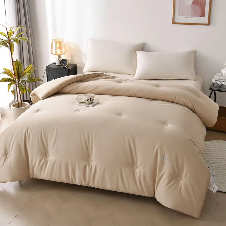 【新疆长绒棉大豆被】母婴宿舍学生机洗冬被空调被单人透气亲肤加厚