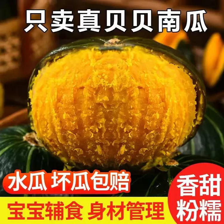 F内蒙沙地贝贝瓜粉糯香甜，现摘现发（产地直发）