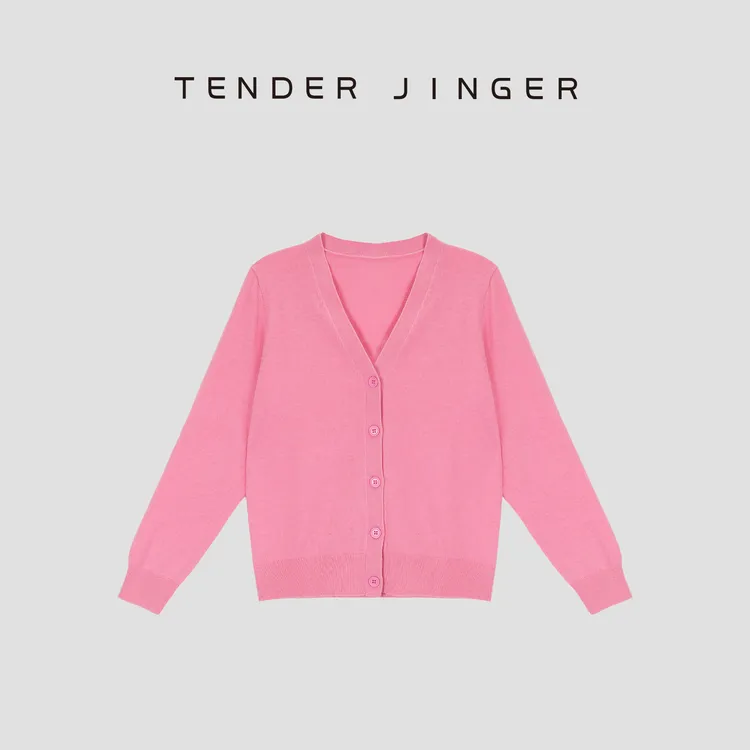 Tender Jinger【草莓芝士】羊毛针织开衫毛衣T53BBS30726