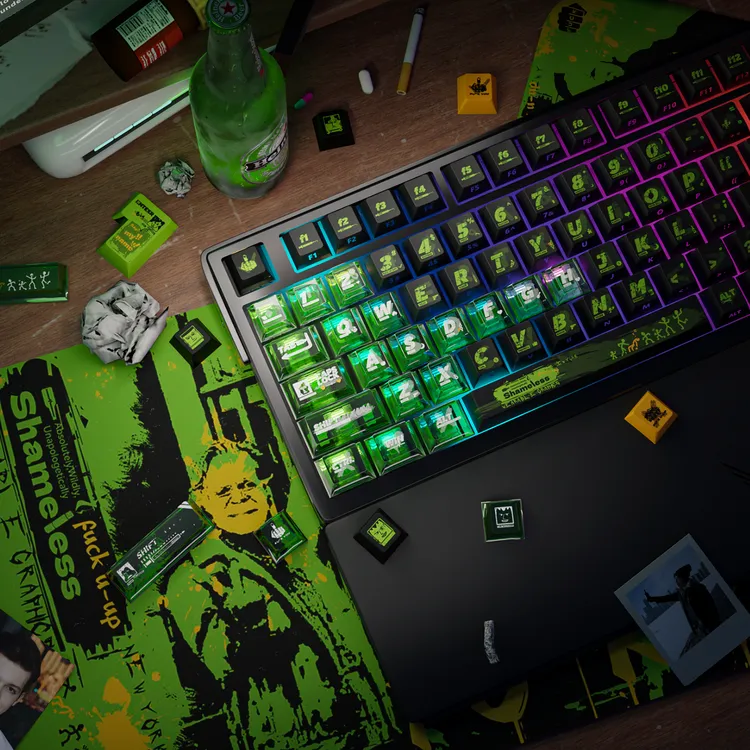 苍海月无耻之徒键帽高颜值推荐迈从ace68小蜜蜂made68pro磁轴键盘