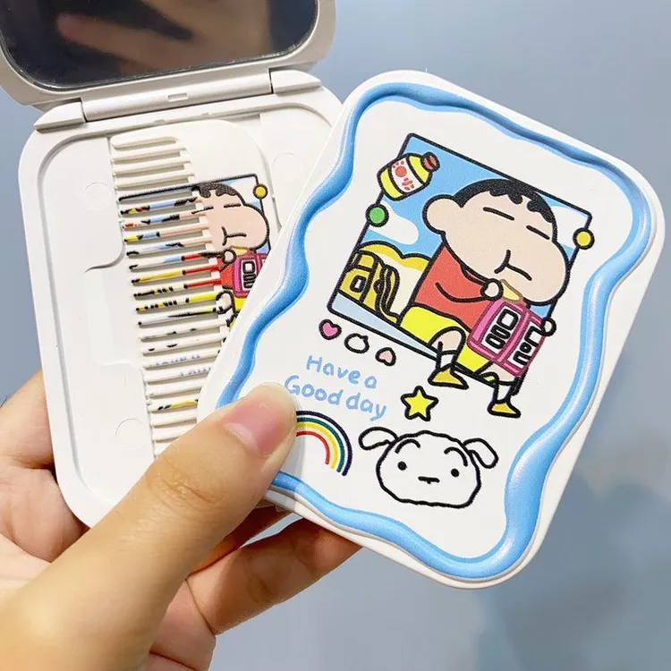 good day小镜子化妆镜便携随身带高颜值ins手持折叠一体补妆镜