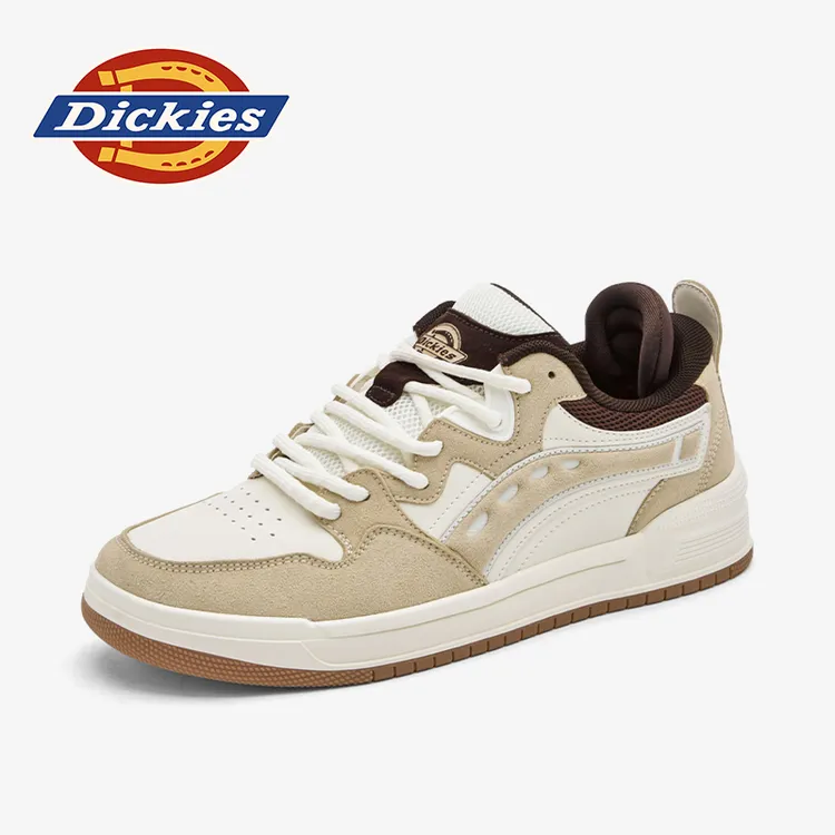 Dickies休闲板鞋男2025新款秋季运动鞋男鞋子复古平底潮鞋网布鞋