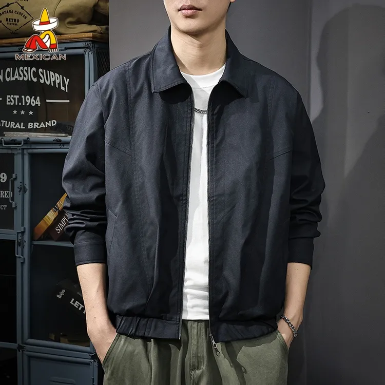 Mexican/稻草人美式复古飞行员夹克男款秋季新款宽松户外休闲外套