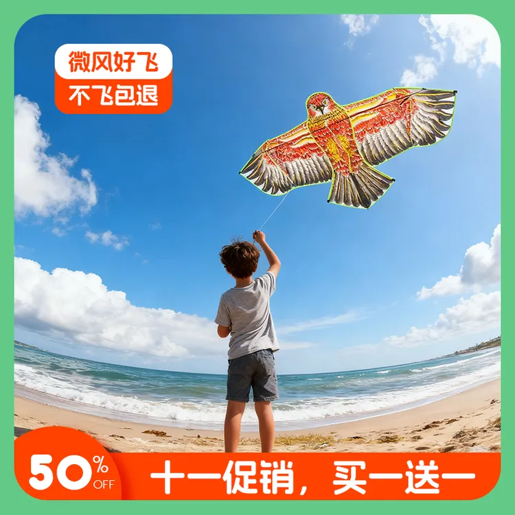 YJ/永健潍坊超大老鹰/锦鲤风筝大人适用微风易飞户外风筝