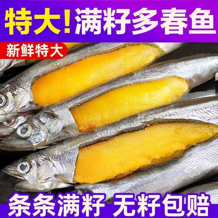 海捕满籽多春鱼.天然籽多春鱼,12盒/8盒/4盒,每盒180克净重.顺丰!