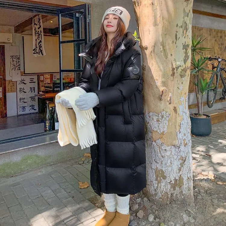 2025冬季加厚立领棉服女长款小个子高腰学生面包服棉袄外套潮流款