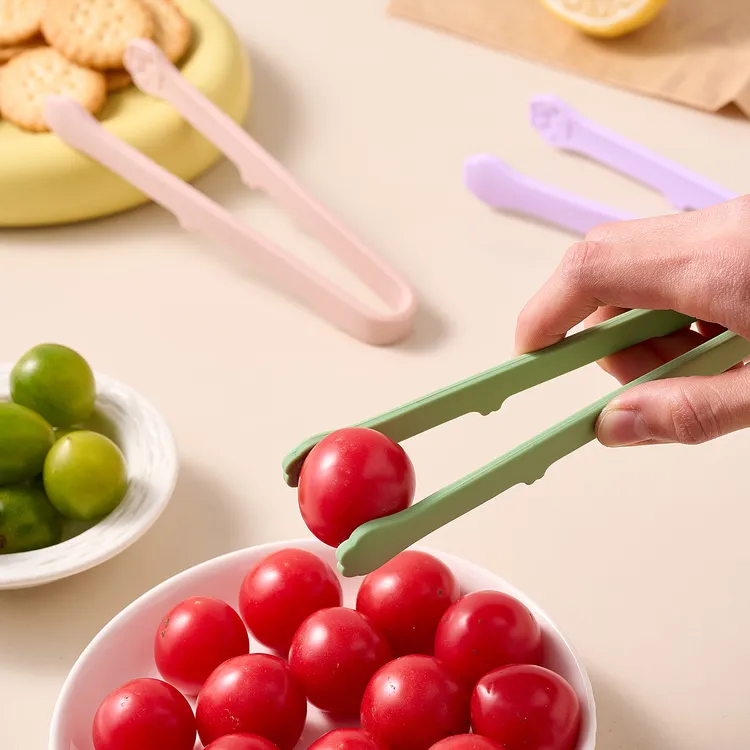 辅食夹子婴儿辅食工具宝宝专用食品夹硅胶猫爪小夹子零食夹子家用