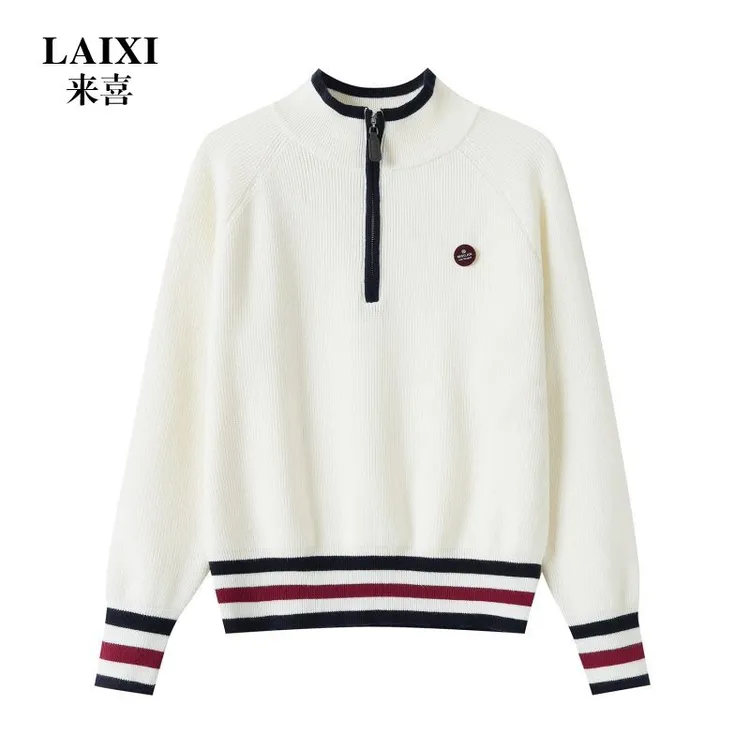 新款针织衫女减龄设计感洋气针织衫韩版2025套头秋冬加厚宽松百搭