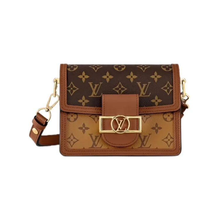 99新 LouisVuitton/路易威登 达芙妮小号 新款铜牌 单肩斜跨包