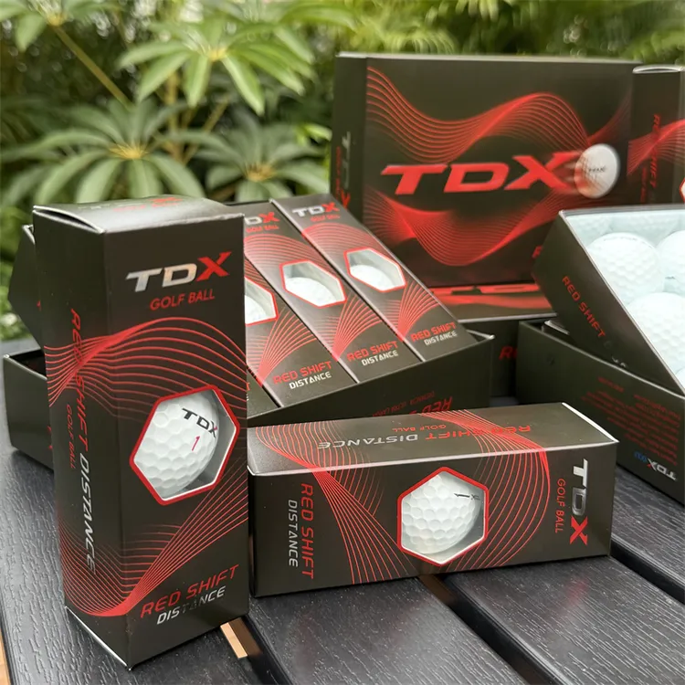 TDX高尔夫球 软性远距离比赛球 三层球四层球