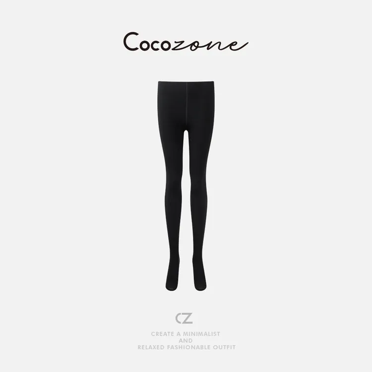 COCO ZONE 刘一一 简约纯色舒适包裹感打底裤 CD2A2103