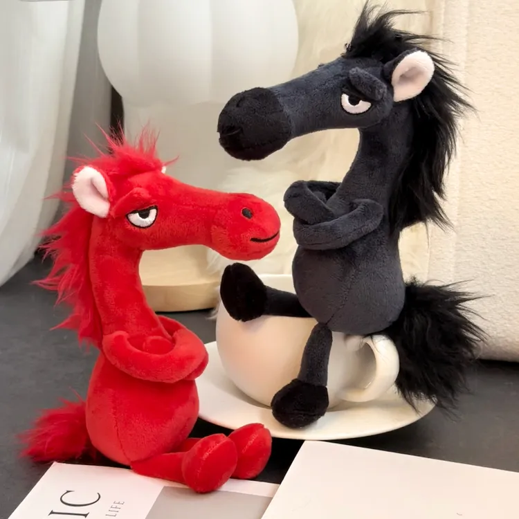 天选黑马2026年马年毛绒吉祥物挂饰小马玩偶公仔独特设计适合送礼