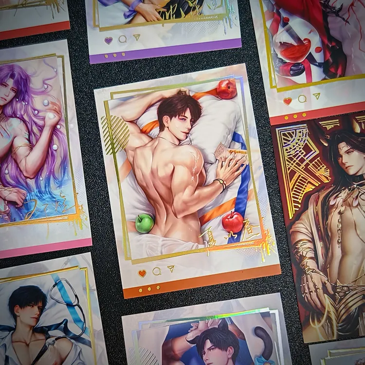 夏以昼秦彻祁煜黎深沈星回同人烫金拍立得画师授权收藏小卡周边