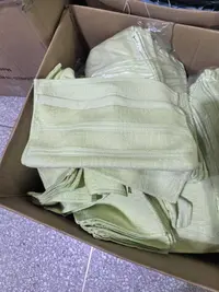 《厚广家》3楼35×35浅绿色双面毛圈小方巾 发6张