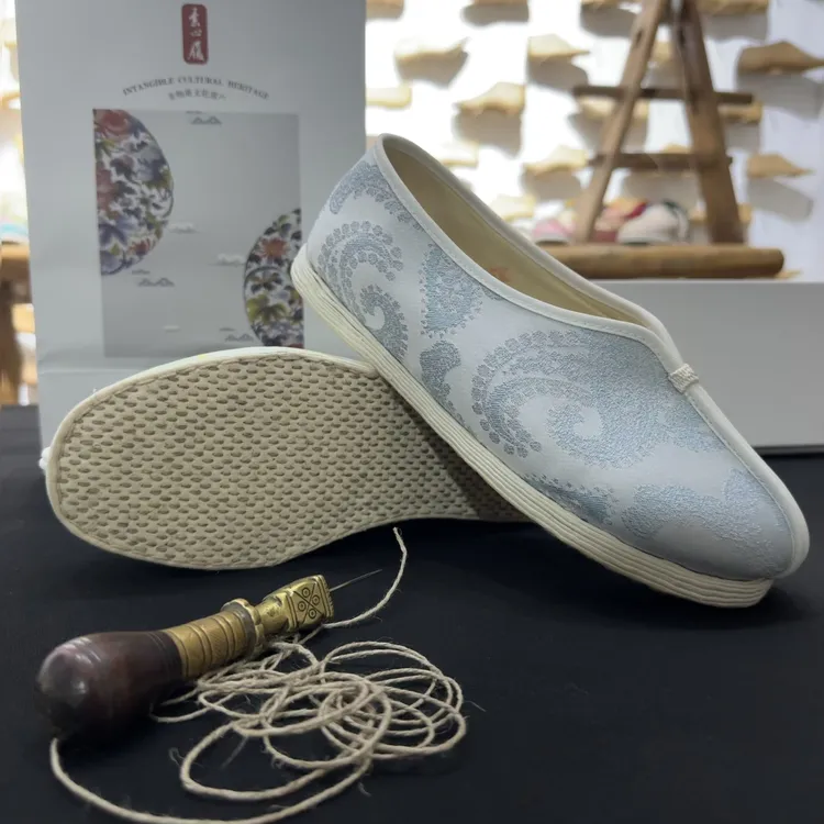 千层底平底浅口女布鞋老北京布鞋女鞋复古民族风
