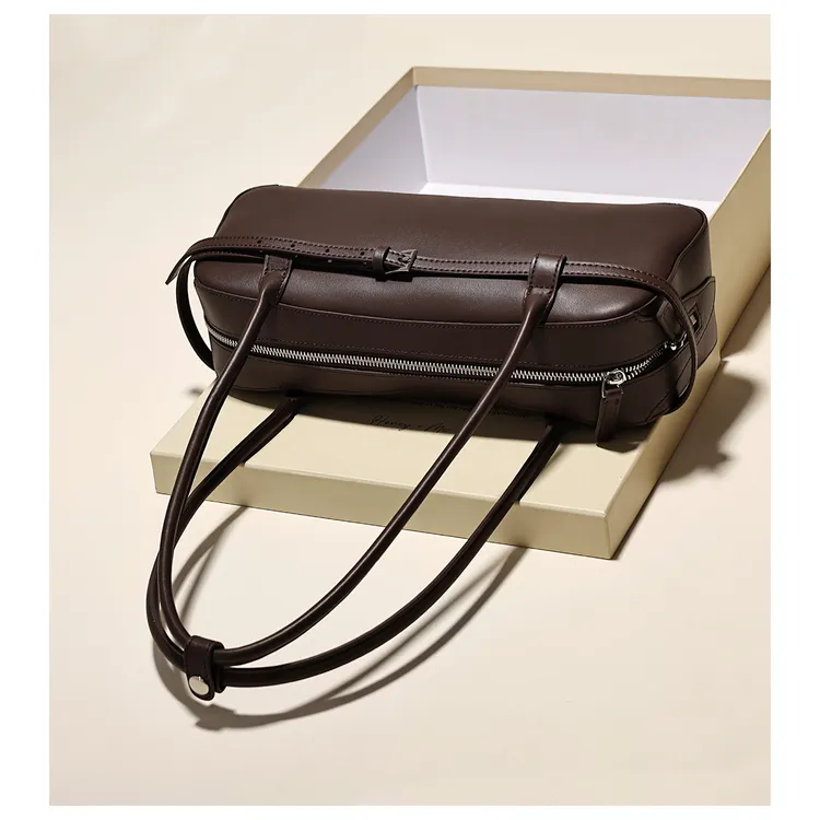 GXFMOD小众设计头层牛皮腋下包女2025早秋新款时尚通勤单肩斜挎包