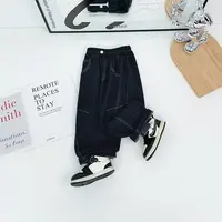 男童加绒裤子儿童仿牛仔2025新款秋冬装 HZ25968 悠悠童话童装