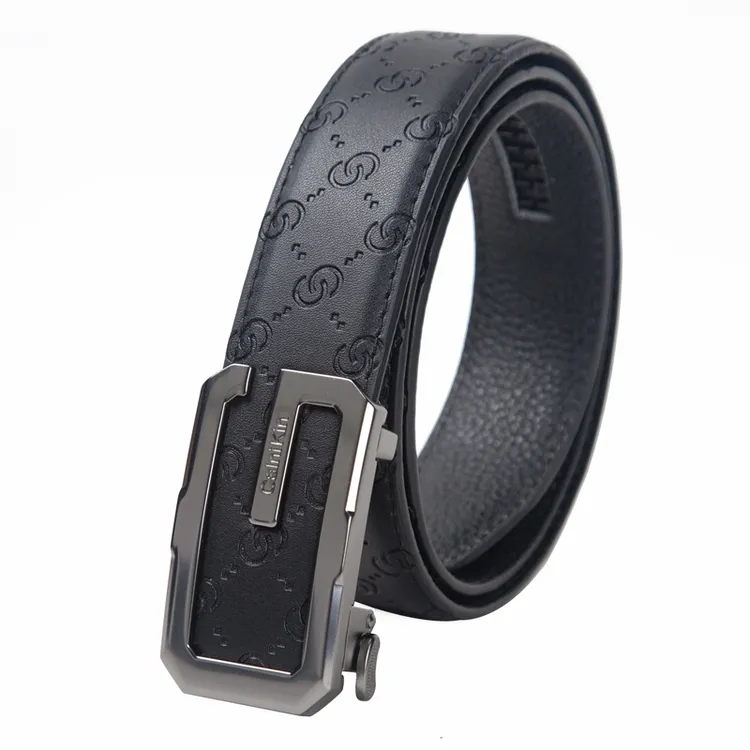 CALNIKIN皮带男真皮内扣自动扣轻奢腰带年轻人青年品牌商务潮裤带