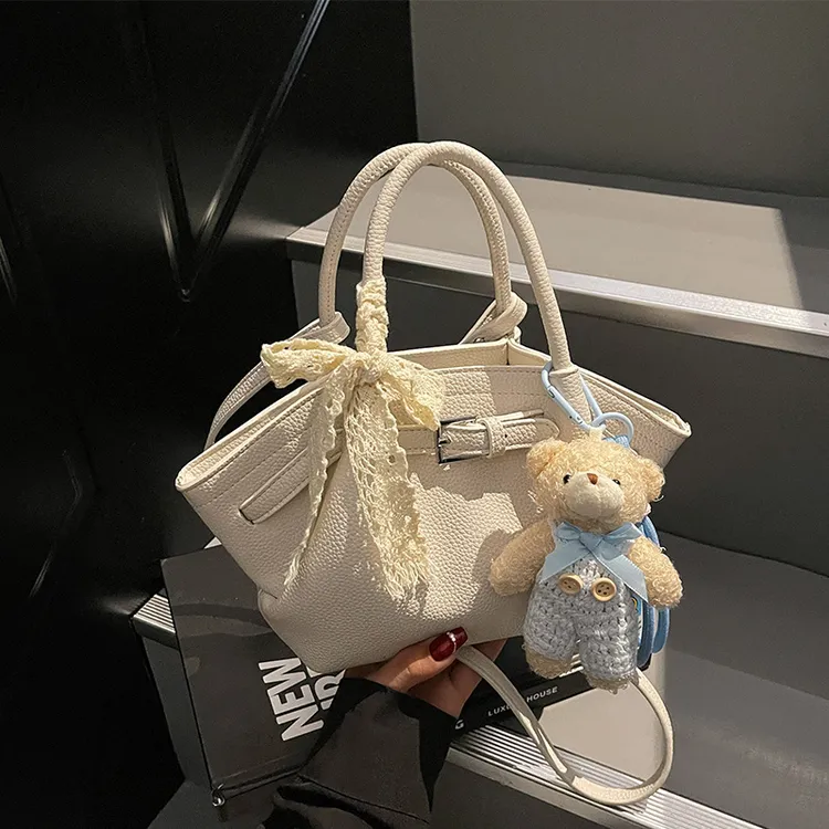 艾米兔 X COOLE女包2025新款百搭手提菜篮包小众文艺单肩斜挎包