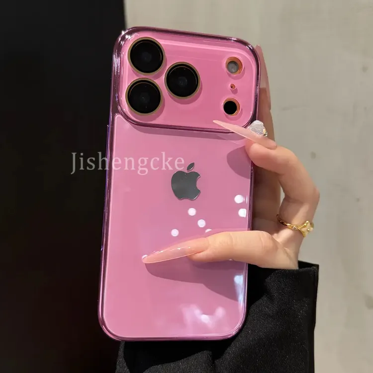 高级感大视窗镜头膜全包适用16promax手机壳17promax唯美17时尚16