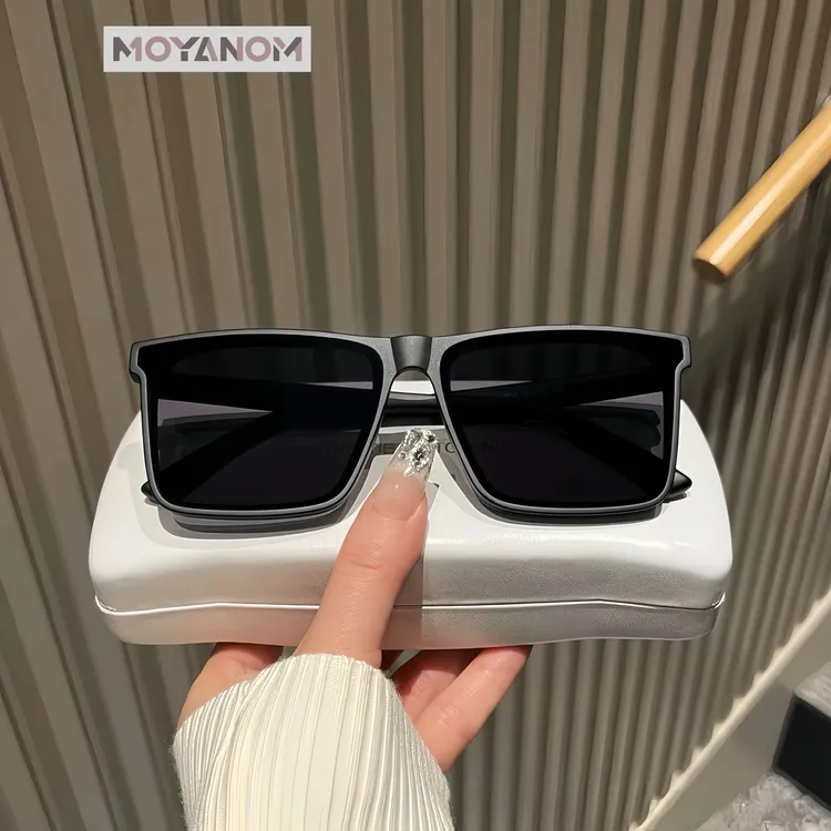 新款超酷方形墨镜男开车驾驶专用偏光太阳眼镜高级感钓鱼户外网红