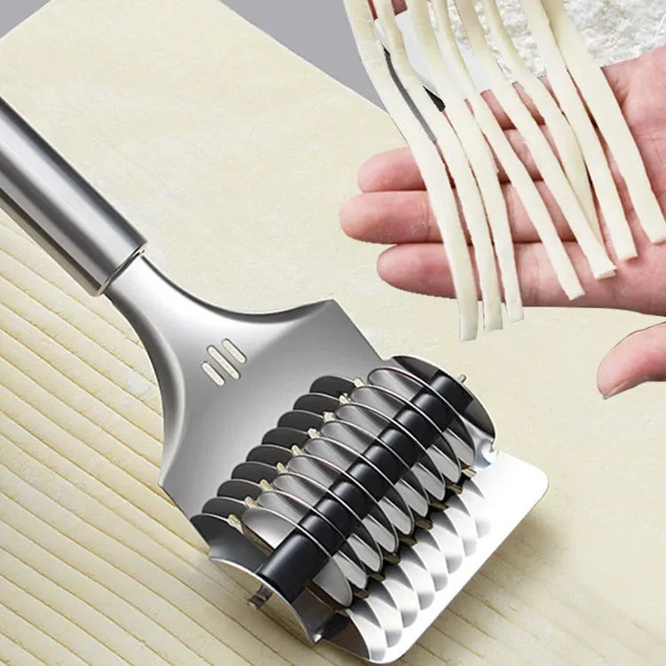 不锈钢切面 切面器 滚面手动面条手工家用滚动压面器切面刀