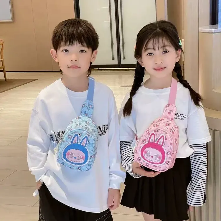 2025夏季新款儿童包卡通图案单肩斜挎胸包时尚宝宝出街游玩收纳包