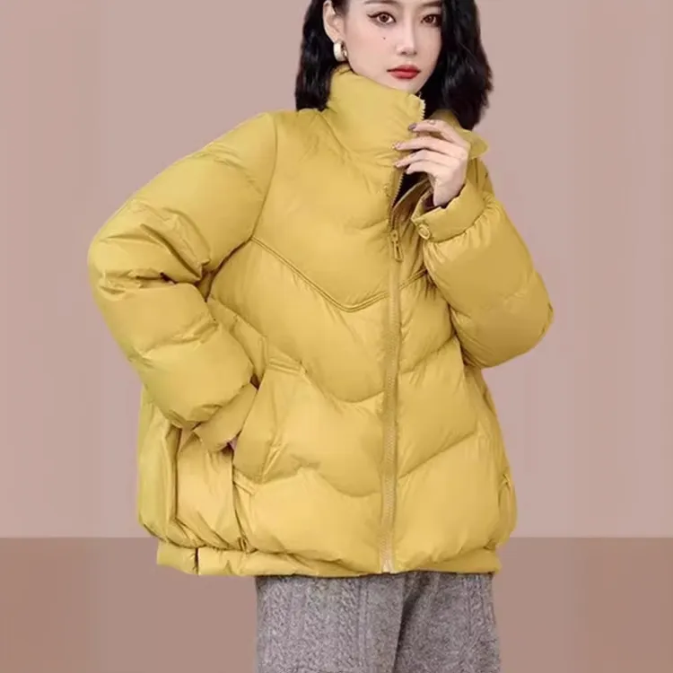 冬季新款韩版女短款时尚显瘦小个子立领外套引领时尚新风休闲百搭