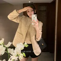 juanjuanyee【私服小香】重磅高奢羊毛粗花呢手工编织小香风外套