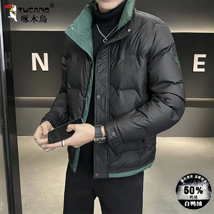 TUCANO/啄木鳥男士冬季羽绒服新款加厚保暖青年男士薄款羽绒服