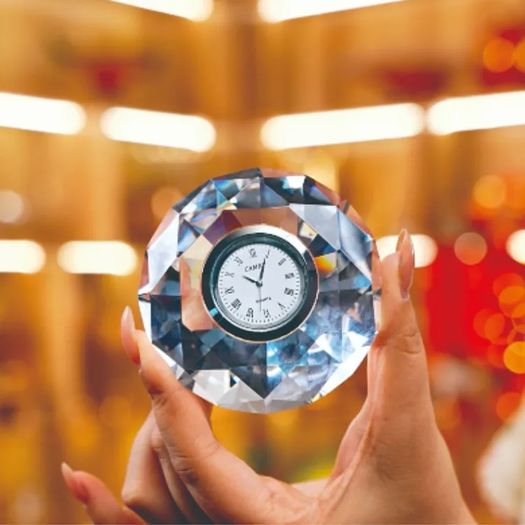 K9-钻石装饰钟视频装饰摆件