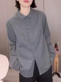 格调美美8807秋季新款时尚男友风衬衫