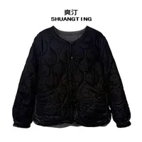 Jokara/丘可儿【山间集】气质老钱感复古厚款棉服丝绒棉衣外套秋冬