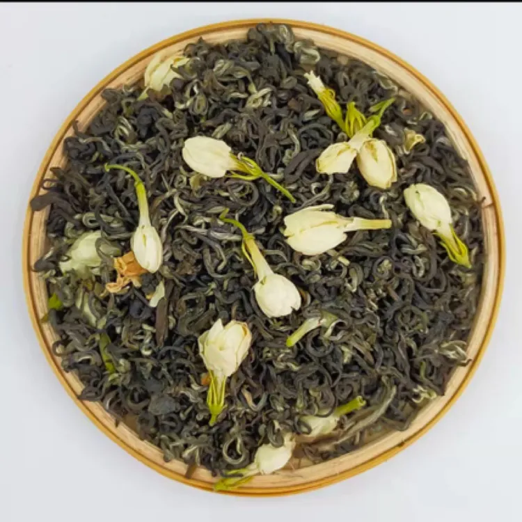 和兴恒泰四川浓香5窨飘雪茉莉花茶「带茉莉花」 （半斤）